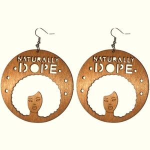 Naturally Dope Wooden Earrings